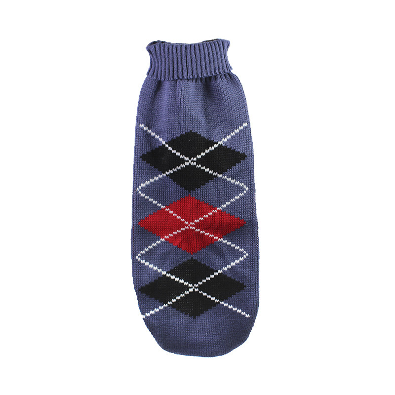 Al Светр для собак Taotaopets 357704 Ромб Blue XXL повсякденний
