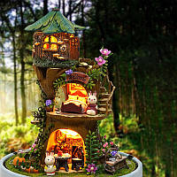 Al Кукольный дом DIY Cute Room B-027 Forest Fantasy конструктор под куполом для детей