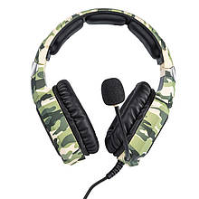 Al Дротова стерео гарнітура ONIKUMA K8 Camouflage Green навушники з мікрофоном 1+2/3.5мм + USB для ПК ігор