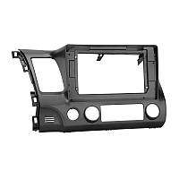 Al Переходная рамка в машину под магнитолу Honda Civic 2008-2011 (HO 083T) 10.1" Black