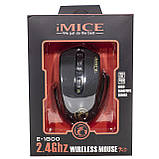 Al Миша мишка WL iMICE E-1800 Black 1600 dpi 2.4 ГГц для ноутбуків 4 кнопки комп'ютерна, фото 8