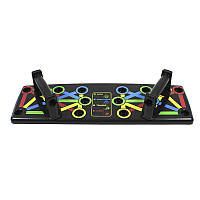 Al Платформа для отжиманий Push Up Rack Board MJ-039 Black доска упор от пола тренажер для пресса