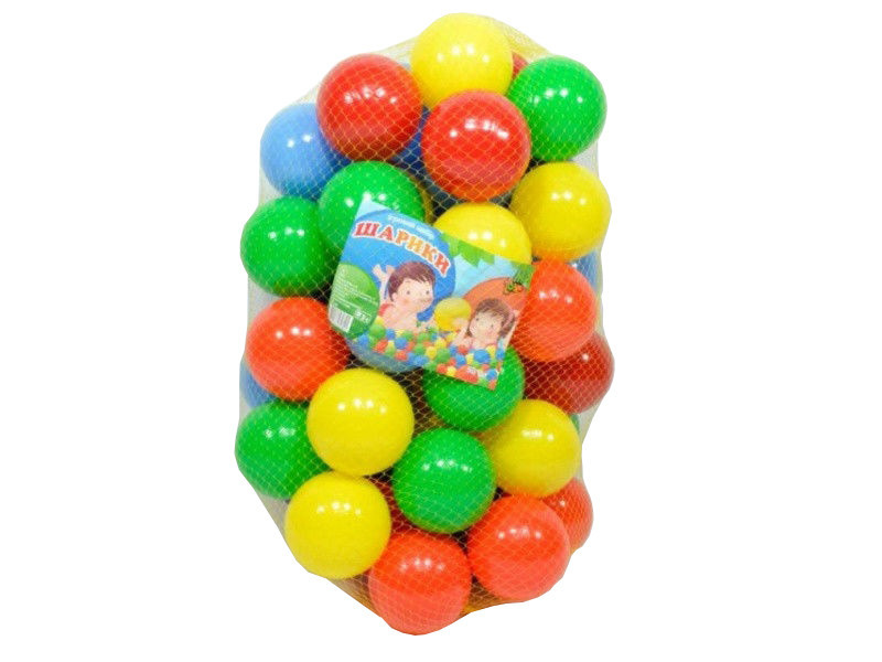 Al Набор шаров мячиков для детского сухого бассейна палатки манежа 16026, 70 мм пластиковые мягкие шарики - фото 1 - id-p1606208084