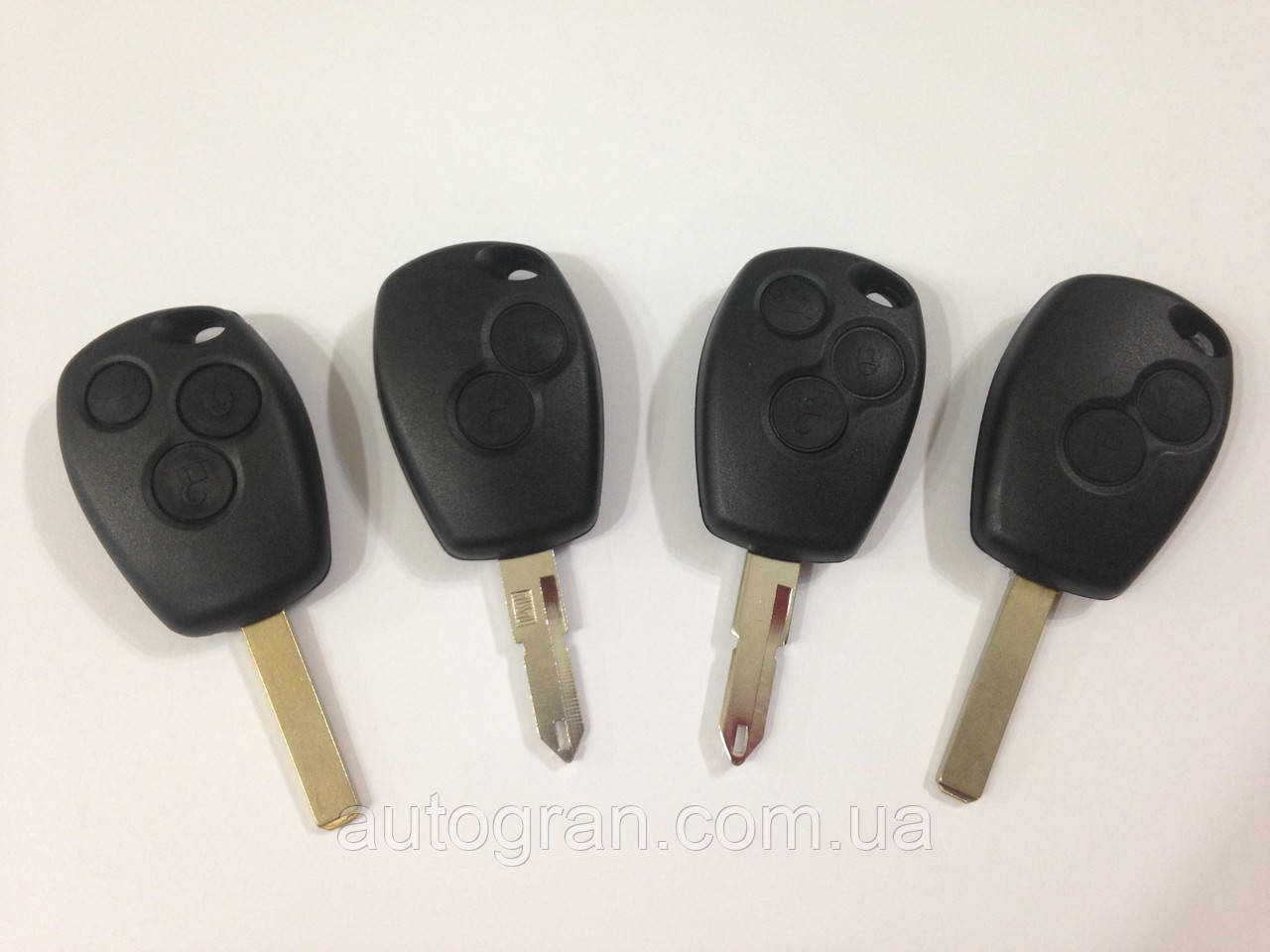Корпус ключа 2 і 3 кнопки Renault Kangoo, Trafic, Clio, Megane, Master, фото 1