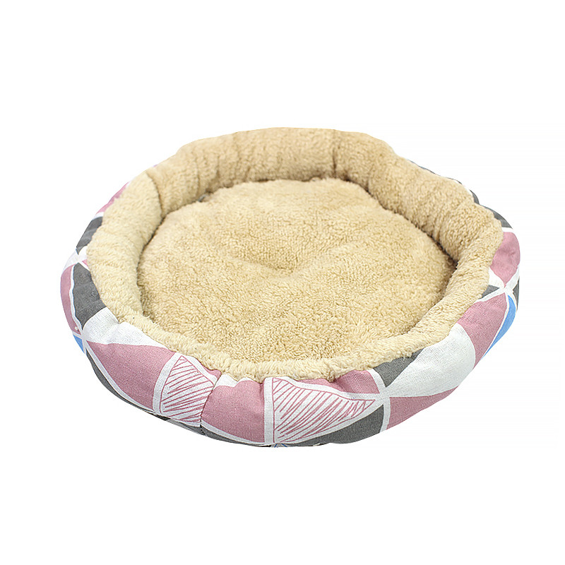 Al Лежак Taotaopets 511101 Pink для котів собак круглий 45*10 см