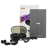 Al Бездротова Bluetooth гарнітура KUMI T5S Black Smart Touch спортивні навушники із зарядним пристроєм, фото 8