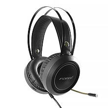 Al Дротова стерео гарнітура FOREV FV-G95 Black навушники з мікрофоном для ПК 2х3.5 мм + USB