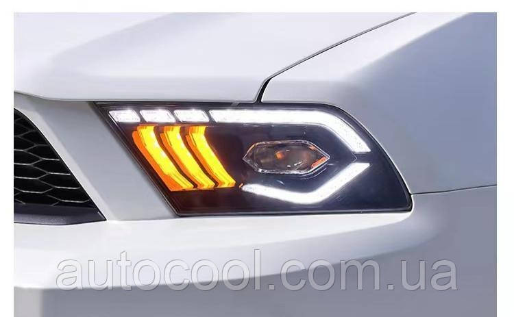 Передні лід фари Ford Mustang 2010-2014 р.в. Форд Мустанг