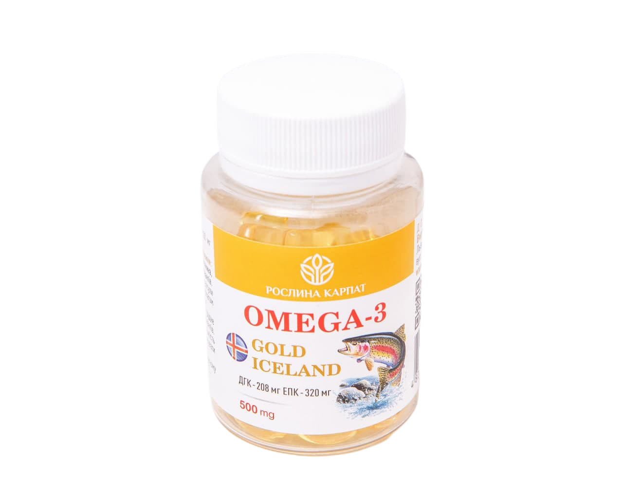 Omega-3 Gold Iceland 60 кап, фото 1