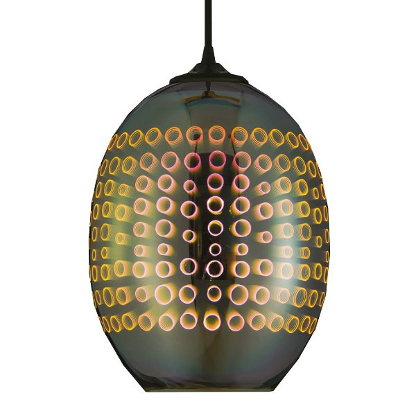 Світильник підвісний  "RADIAN"  Е27   3D-ефект (овальний)