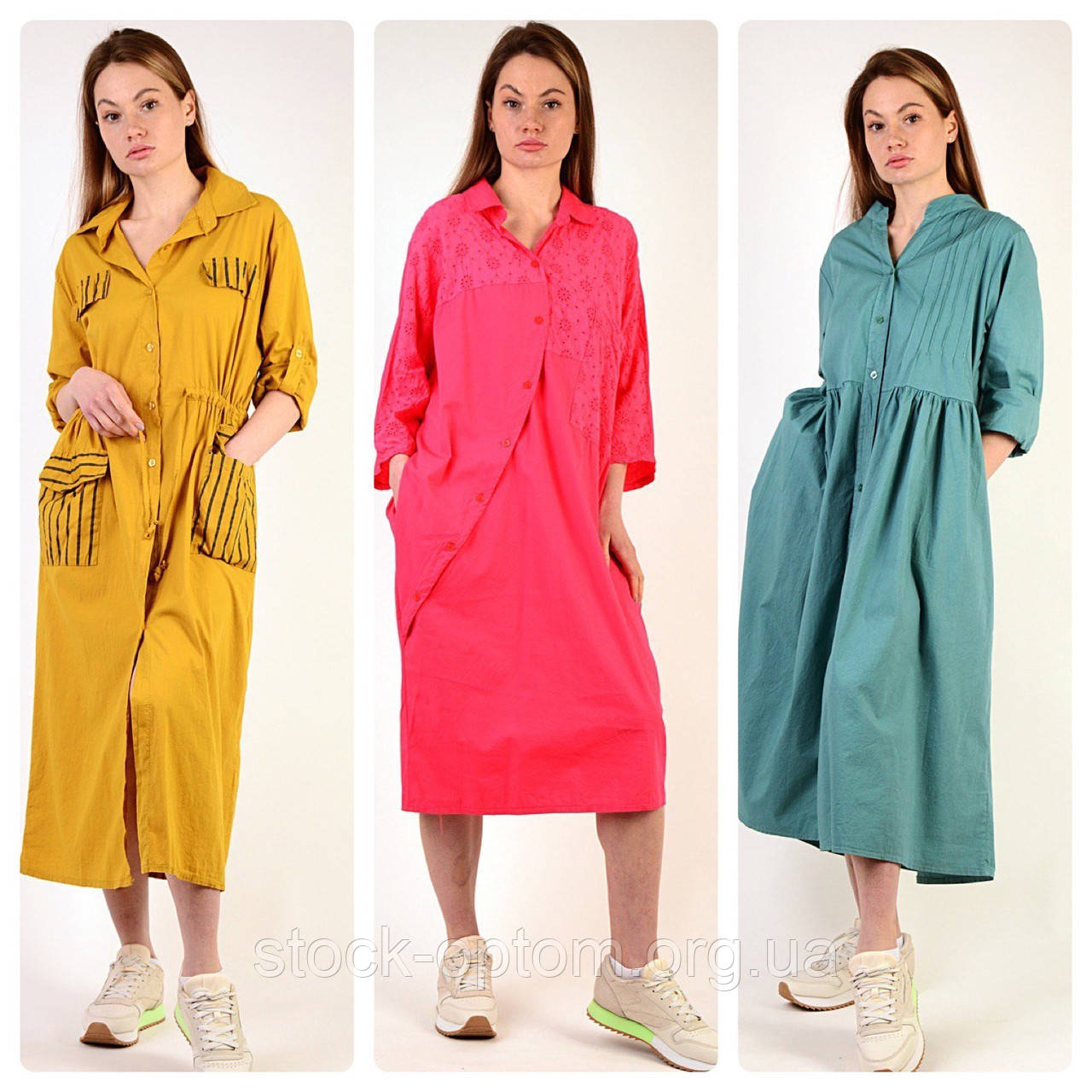 Женские платья оптом от производителя L&N moda, лот - 10 шт. Цена: 18 Є