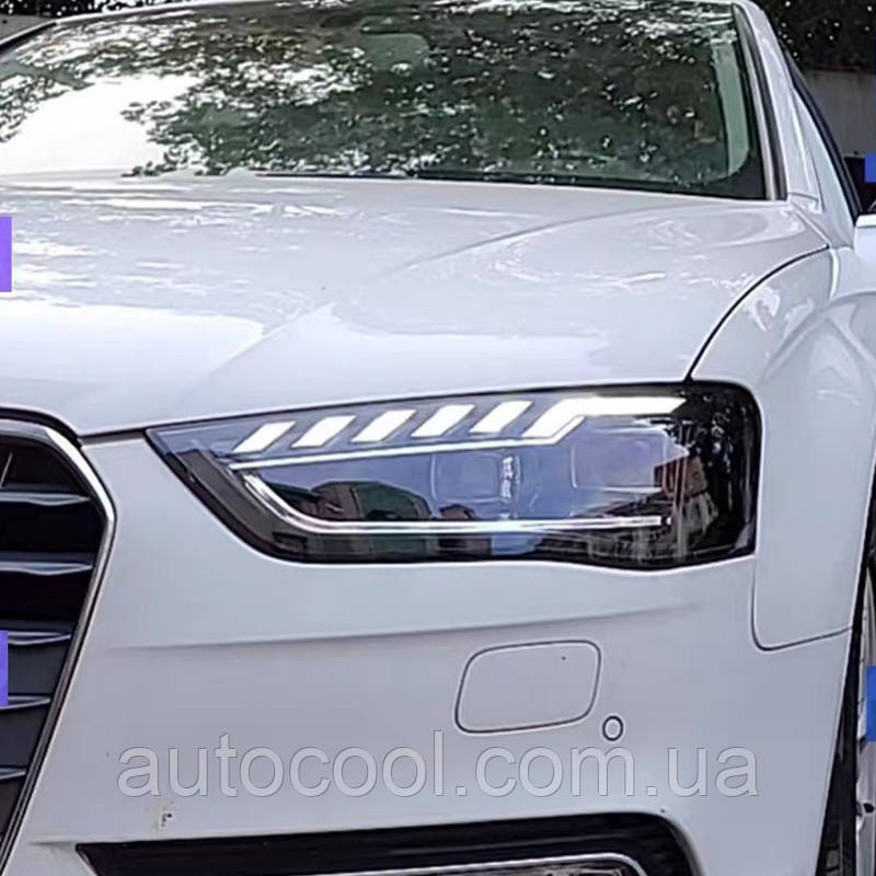 Передні лід фари Audi A4 B8 рестайлінг 2012-2015 р.в. стиль B9