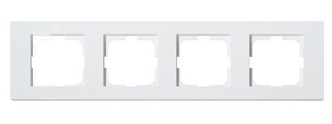 Рамка 4-на біла OVIVO Electric серія GRANO