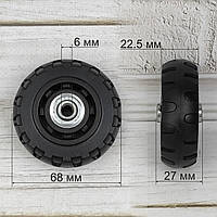 Колесо Д24 (68 мм) для ремонту валізи