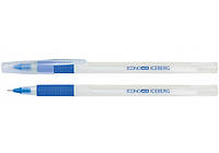 Ручка кулькова олійна 0,7мм., ICEBERG ECONOmix синій
