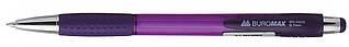 Ручка кулькова автоматична 0,7 мм BRIGHT синій BuroMAX BM.8225