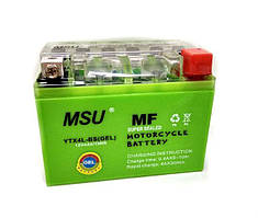 Акумулятор гелевий 12v4a клем коробка YTX4L-BS(GEL) MSU