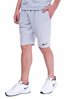 Чоловічі шорти Nike спортивні CL літні світло-сірі Чоловічі бриджі на літо трикотажні Найк