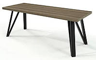Журнальный столик в стиле лофт "Серия 11" стол из дерева и металла