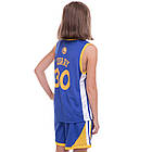 Форма баскетбольна дитяча, підліткова Basketball Uniform NBA Golden State Warriors (7354), фото 4