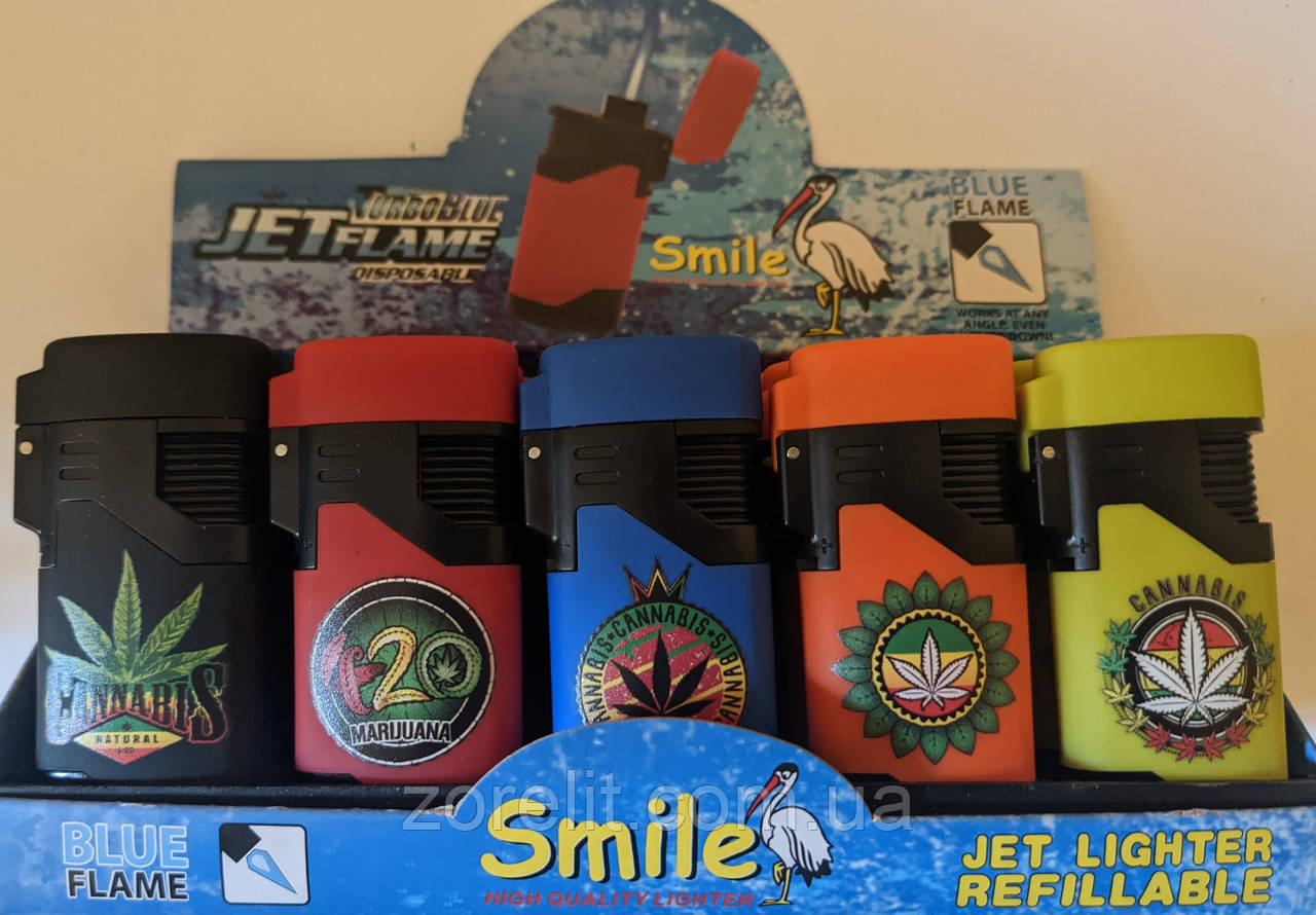 Запальничка Smile WA898 Турбо Бригади Конопля, фото 1