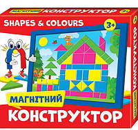 Настольная игра. Магнитный конструктор. SHAPES & COLOURS (на украинском языке)