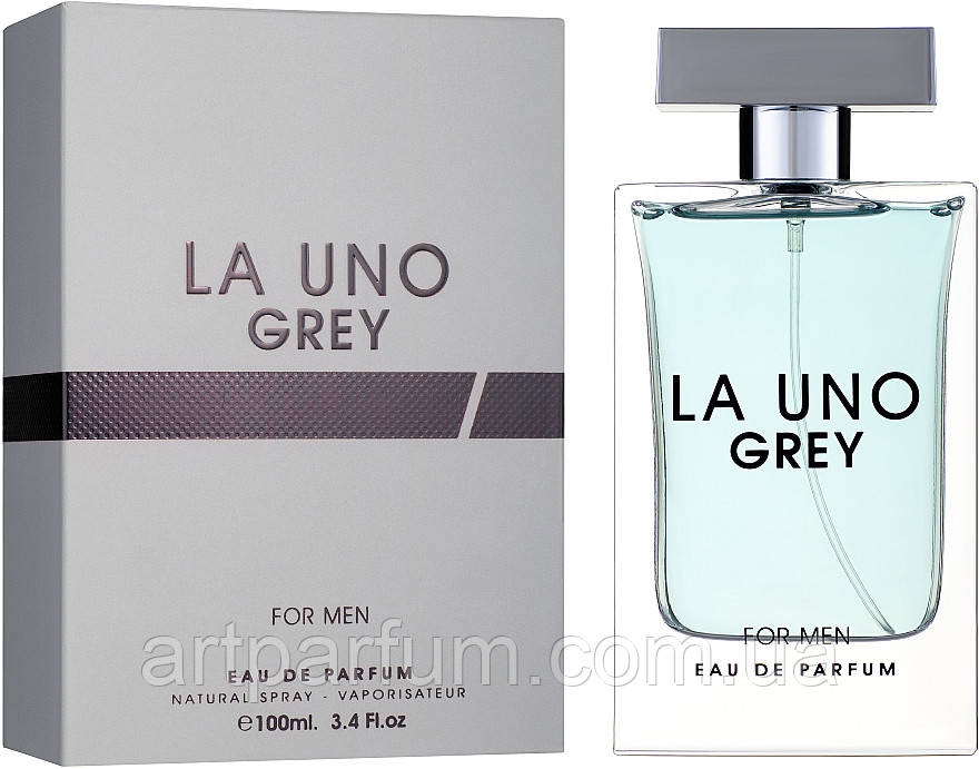 Парфумована вода для чоловіків Fragrance World La Uno Grey 100ml