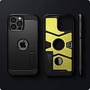 Чохол Spigen для iPhone 13 Pro Max (6.7") — Tough Armor, Black (ACS03222), фото 3