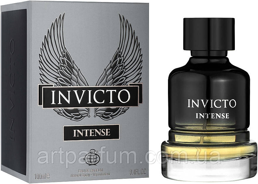 Туалетна вода для чоловіків Fragrance World Invicto Intense 100ml