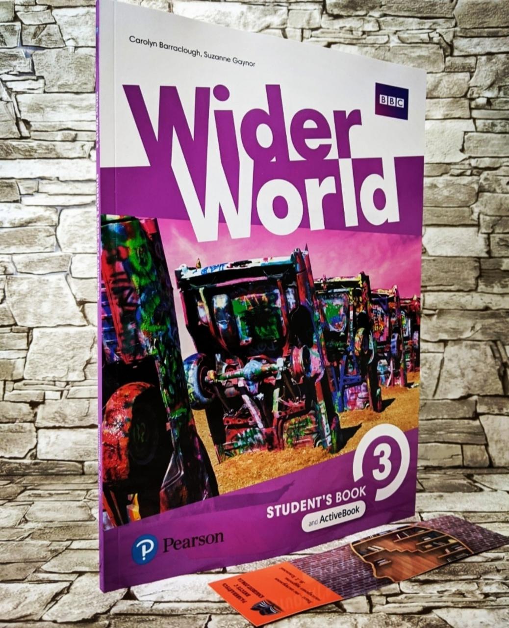 Книга "Wider World 3 student's Book Online Homework" Pearson Англ. для підлітків