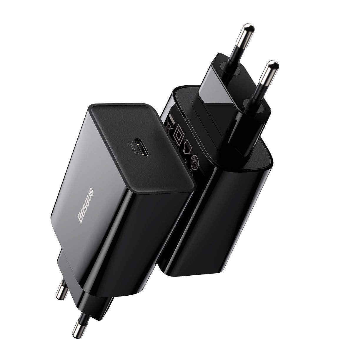 Мережеве ЗП Baseus Speed Mini Quick Charger 1C 20 W EU, Black (CCFS-SN01)