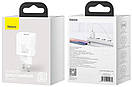 Мережеве ЗП Baseus Super Si Quick Charger IC 30 W EU, White (CCSUP-J02), фото 6