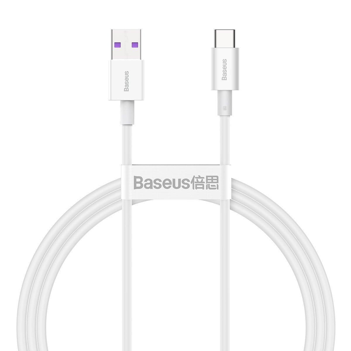 Кабель Baseus Type-C Superior Series Fast Charging Data Cable 66W 1m, White (CATYS-02)