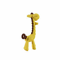 Al Прорезыватель силиконовый CUMENSS Giraffe Yellow для зубов грудничкам массажер десен