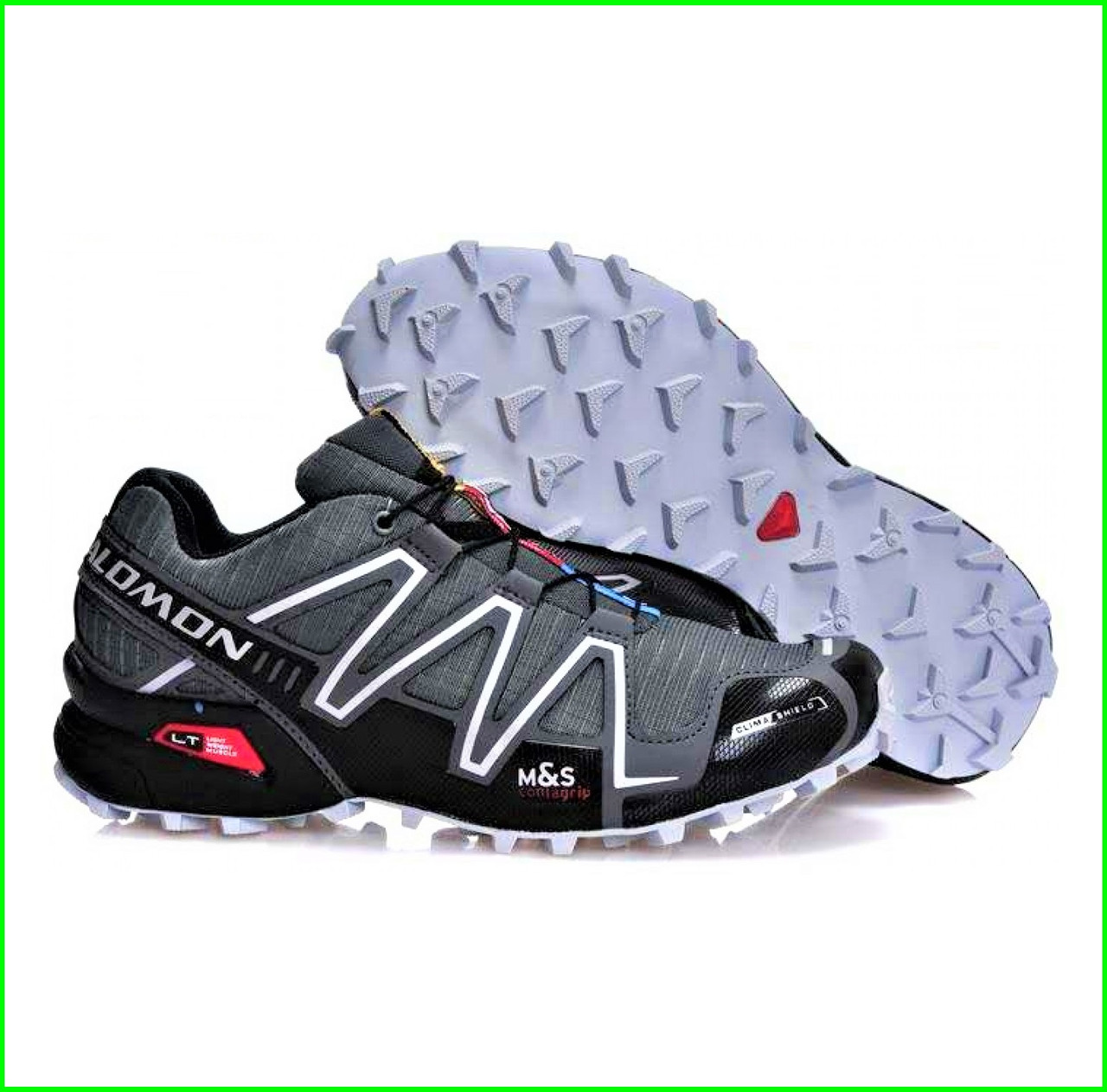 Кросівки Salomon Speedcross 3 Сірі Чоловічі Саломон (розміри: 41,42,43,44,45,46) Відео Огляд