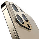 Захисне скло Spigen для камери iPhone 13 Pro/ 13 Max — Optik camera lens (2шт), Gold (AGL04034), фото 3