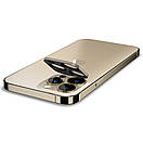 Захисне скло Spigen для камери iPhone 13 Pro/ 13 Max — Optik camera lens (2шт), Gold (AGL04034), фото 8