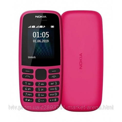 Кнопочный Телефон Нокиа с Фонариком на 1 Сим Карту Nokia 105 SS NEW ...