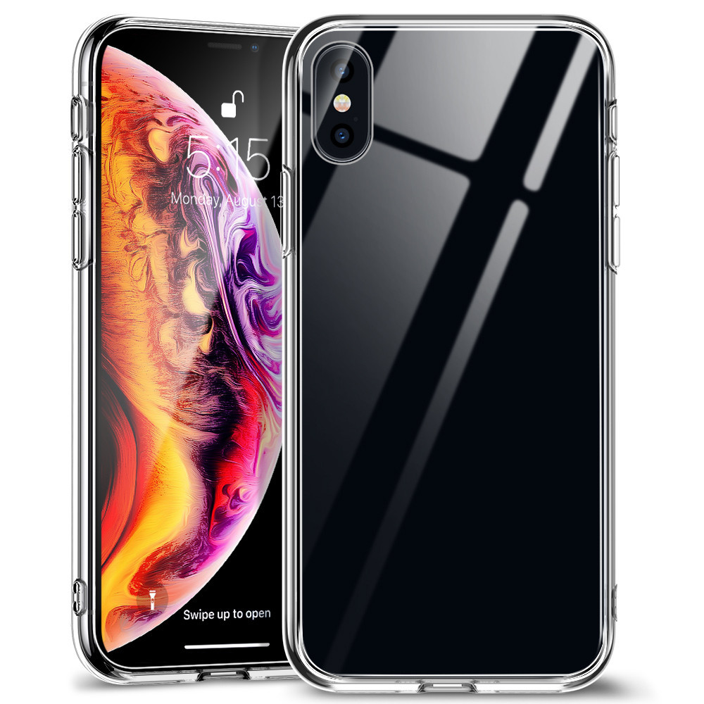 Чехол ESR для iPhone XS / X Mimic Tempered Glass, Black (4894240071229)