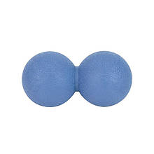 Al М'яч масажний подвійний Dobetters JM003 Blue для масажу ролер