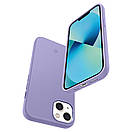Чохол Spigen для iPhone 13 — Silicone Fit, Iris Purple (ACS03551), фото 3