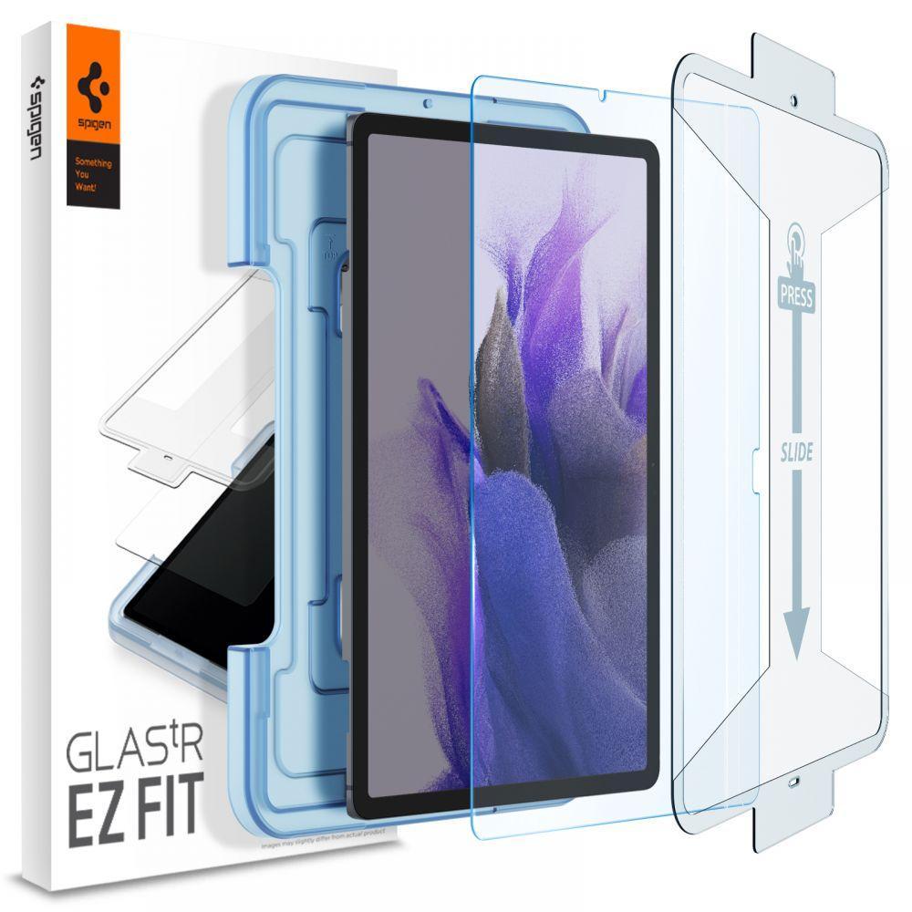 Захисне скло Spigen для Galaxy Tab S7 FE (LTE/5G) EZ FIT GLAS.tR (1 шт.), Clear (AGL03013)