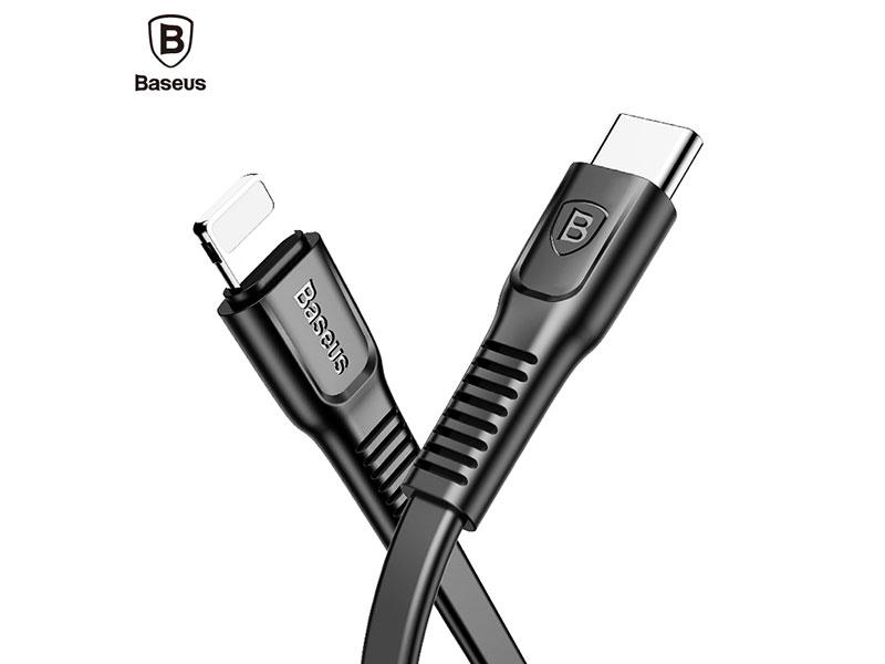 Кабель Baseus Tough Type-C to iPhone 1m, Black (CAZYSC-A01)