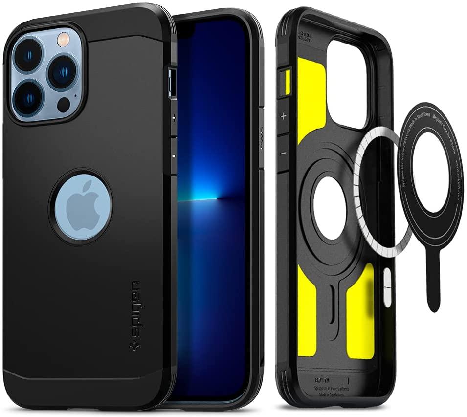 Чохол Spigen для iPhone 13 Pro Max — Tough Armor MAG (MagSafe), Black (ACS03225)