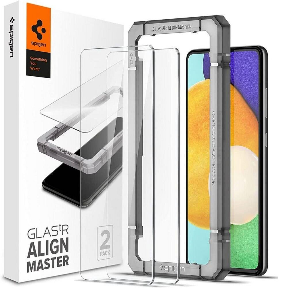 Захисне скло Spigen для Samsung Galaxy A52 Glas.tR AlignMaster (2 шт.), Black (AGL03012)
