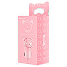 АЗУ Baseus Adorkable Cute Cat 2USB 3A, Pink (CCALL-DM04), фото 4
