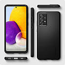 Чохол Spigen для Samsung Galaxy A72 — Thin Fit, Black (ACS02323), фото 8