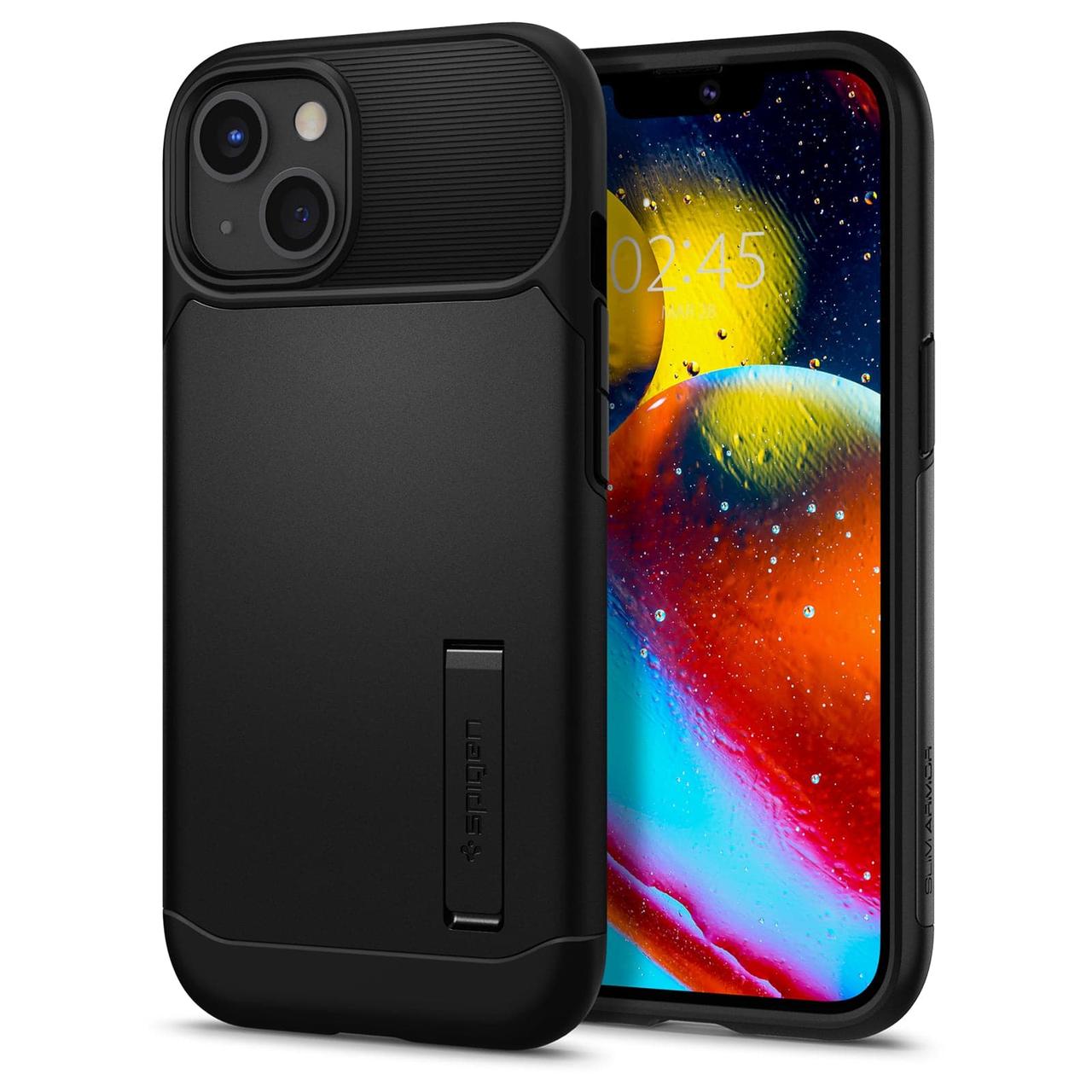 Чохол Spigen для iPhone 13 Slim Armor, Black (ACS03424)