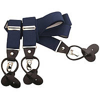 Підтяжки широкі 35 мм Lindenmann 9507-05 Синій (150)