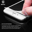 Захисне скло Baseus Silk-screen 0.23 mm iPhone 6/6s, White (SGAPIPH6S-DE02), фото 3